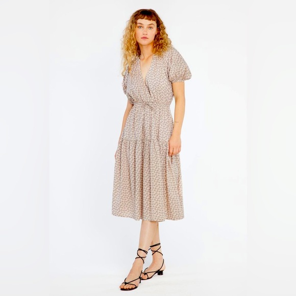 LACAUSA- Dahlia Dress - Toast - Picture 3 of 4